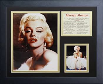 【中古】【輸入品・未使用】Legends Never Die マリリン・モンロー カラーポートレート フレーム入りフォトコラージュ 11 x 14インチ
