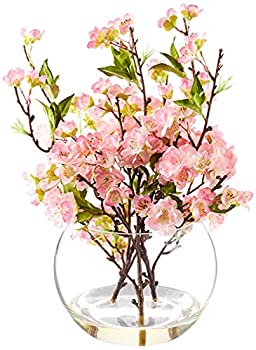 【中古】【インポート品・未当て嵌める】Nearly Natural 4572 桜の花立て 大きなサクラ色の桜 高さ14in