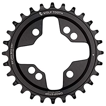 【中古】【輸入品・未使用】Wolf Tooth 64 BCD マウンテンバイクチェーンリング (28歯ユニバーサル%ｶﾝﾏ% ドロップストップA%ｶﾝﾏ% MTB)