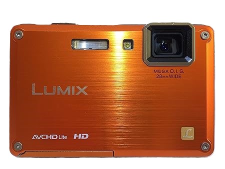 【中古】【好いたらしい】パナソニック 雨合羽デジタル写真機 LUMIX (ルミックス) FT1 サンライズオレンジ DMC-FT1-D