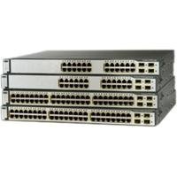 【中古】【人並み外れたに好いたらしい】CISCO Catalyst 3750G-24なおなお書き-S スタッカブル マルチ度合い ギガビット PoE相応う 取り替えっこ WS-C3750G-24なおなお書き-S o7r6kf1