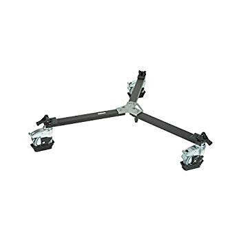【中古】Manfrotto 114?MV Cineビデオドリーの三脚架とツインSpikedフート???Replaces 3198 6g7v4d0