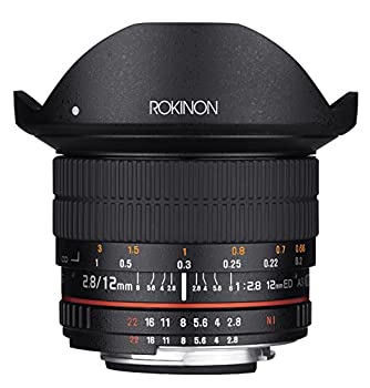【中古】Rokinon 12mm F2.8 超広角魚眼レンズ - フルフレーム互換。 フルサイズ 12M-C|スカイマーケットプラス