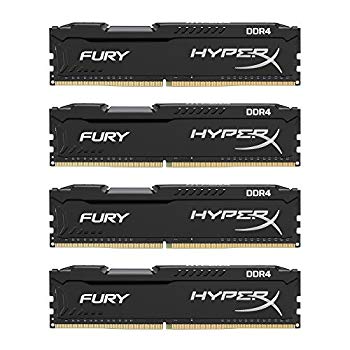 【中古】キングストン Kingston デスクトップ オーバークロックPC用メモリ DDR4-2133 (PC4-17000) 16GB×4枚 CL14 1.2V Non-ECC DIMM 288pin HX421C14FB ggw725x