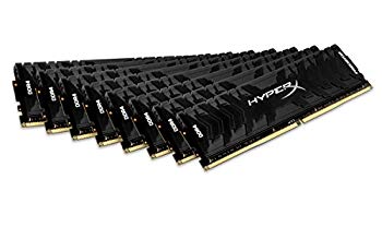 【中古】キングストン Kingston 事務机とっ始めパソコン用記憶装置 DDR4-3000 16GBx8枚 HyperX Predator CL15 1.35V HX430C15PB3K8/128 果てしが無い引きうける n5ksbvb