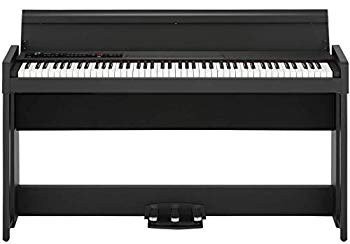 【中古】KORG電子ピアノ C1 Air ブラック ヘッドホン付属 演奏記録機能付き ペダル付属 同音連打可能 z2zed1b