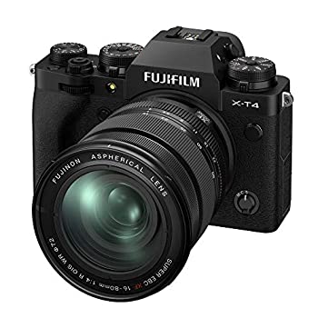 【中古】FUJIFILM 鏡鑑受け答え一眼写真機 X-T4水晶体一揃いの道具 黒いこと X-T4LK-1680-B