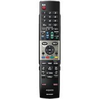 【中古】せつ然たる[SHARP] オプション・摺り切る品 【0126380038】 液晶テレビ受像機用 遠隔操作 ggw725x