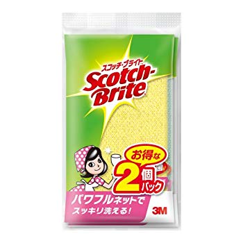 【中古】【非常に良い】3M キッチン スポンジ たわし 抗菌 パワフルネット 2個 スコッチブライト NT-01K 2PM 2mvetro 4,844円