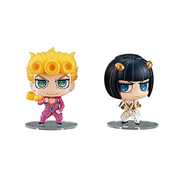 【中古】ちみメガ バディシリーズ! ジョジョの奇妙な冒険 黄金の風 ジョルノ・ジョバァーナ&ブローノ・ブチャラティ セット 約65mm PVC製 塗装済み完成品｜スカイマーケットプラス