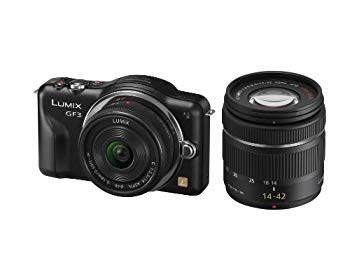 【中古】パナソニック ミラーレス一眼カメラ LUMIX GF3 ダブルレンズキット エスプリブラック DMC-GF3W-K g6bh9ry