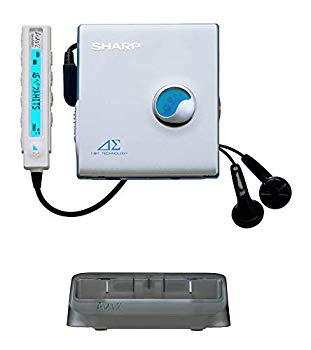 【中古】SHARP(せつ然たる) 携帯型MD電気蓄音機 しろがね色 MD-DS30-S rdzdsi3
