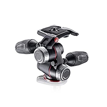 【中古】Manfrotto 3ウェイ雲台 XPRO3ウェイ雲台 クイックリリースプレート付属 最大耐荷重8kg 自重1kg コンパクトに持ち運べるリトラクタブルレバー フ｜スカイマーケットプラス