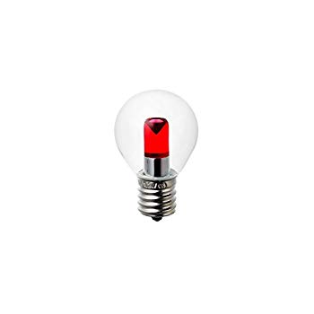 【中古】【非常に良い】ELPA LED装飾電球 S形ミニ球形 口金直径17mm クリアレッド LDA1CR-G-E17-G457 9jupf8b