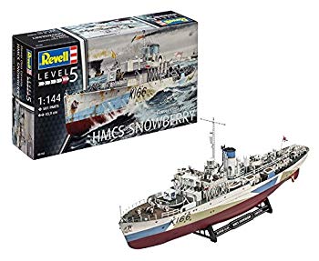 【中古】ドイツレベル 1/144 フラワー級コルベット HMCSスノーベリー プラモデル 05132 qqffhab
