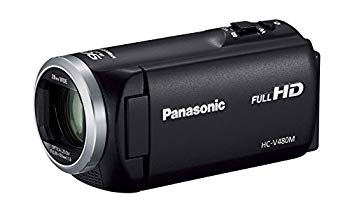 【中古】パナソニック HDビデオカメラ V480M 32GB 高倍率90倍ズーム ブラック HC-V480M-K ggw725x