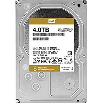 【中古】WD HDD 内蔵ハードディスク 3.5インチ 4TB WD Gold WD4002FYYZ/SATA3.0/5年保証 ggw725x
