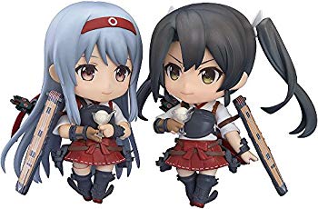 【中古】【非常に良い】ねんどろいど 艦隊これくしょん ‐艦これ‐ 瑞鶴&翔鶴セット 特典[翔鶴と瑞鶴の手つなぎパーツ+艦隊陣形再現用台座アタッチメント]付き 2zzhgl6｜スカイマーケットプラス