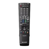 【中古】シャープ[SHARP]　オプション・消耗品　【0106380347】　液晶テレビ用　リモコン[ブラック] (LC-16K5 LC-19K5 LC-22K5 LC-24K5) z2zed1b｜スカイマーケットプラス