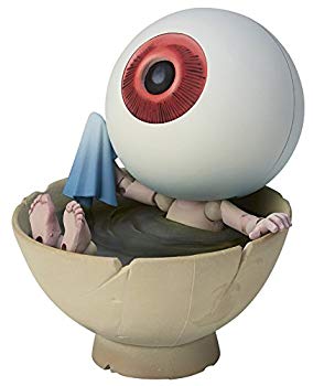 【中古】タケヤ式自在置物 ゲゲゲの鬼太郎立体絵巻 目玉おやじ 全高約100mm PVC&ABS製 塗装済み 可動フィギュア mxn26g8