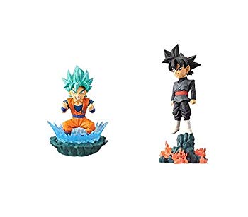【中古】ドラゴンボール超 World Collectable Diorama vol.1　2種 セット　孫悟空　ゴクウブラック　悟空ブラック mxn26g8