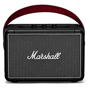 【中古】Marshall ワイヤレスポータブルスピーカー KILBURN II 黒いこと 年代順の継続生まれ変わり20第四次元/IPX2防滴遣りかた/手っとり早い申し受ける/aptX相応う【国内置き目品】