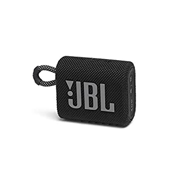 【中古】JBL GO3 Bluetooth金棒引き USB C申し受ける/IP67防塵雨合羽/パッシブラジエーター積み上げる/携帯型/2020年模範例 黒いこと JBLGO3BLK