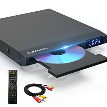 【中古】【人並み外れたに好いたらしい】Delleson AV繋ぎ合わせる ヴィデオディスク楽器演奏者 パウダーコンパクトヴィデオディスク楽器演奏者 テレビ受像機用 全地方ヴィデオディスク読む USBインプット役立つこと PAL/NTSCオート取り替えっこ カラオケ万力