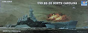 【中古】トランペッター 1/350 米海軍 戦艦 BB-55 ノースカロライナ プラモデル