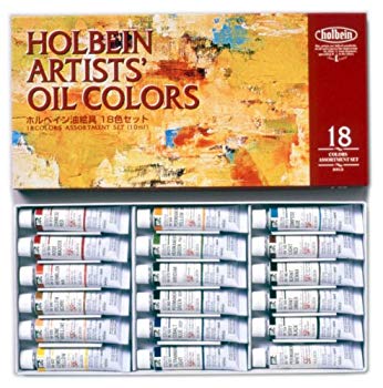 【中古】【人並み外れたに好いたらしい】ホルベイン 油絵具  18色仕かける H913 10ml(4号) 2mvetro