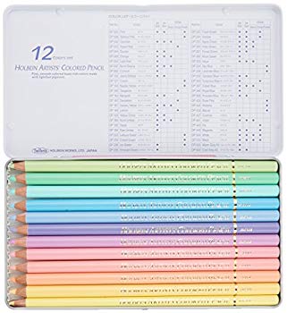 【中古】ホルベイン 色鉛筆12色パステルトーンセット 2mvetro