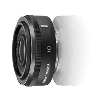 【中古】Nikon 単焦点レンズ 1 NIKKOR 10mm f/2.8 ブラック ニコンCXフォーマット専用 g6bh9ry|スカイマーケットプラス