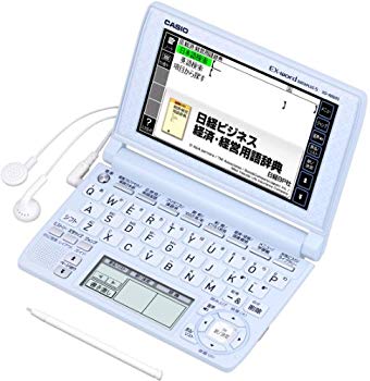 【中古】【非常に良い】CASIO Ex-word 電子辞書 XD-A8600BU 多辞書ビジネスモデル ツインタッチパネル 音声対応 130コンテンツ Blanview(ブランビュー)カラー液晶 搭載 wgteh8f