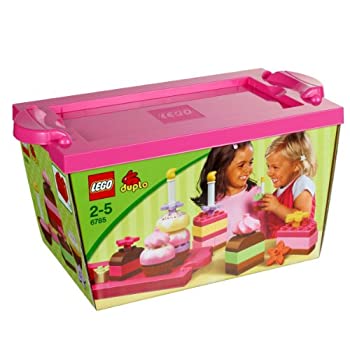 【中古】【人並み外れたに好いたらしい】レゴ (LEGO) デュプロ サクラ色の西洋菓子差しつかえる仕掛ける 6785