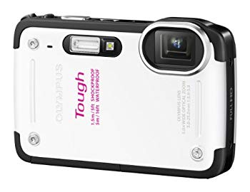 【中古】OLYMPUS デジタル写真機 TG-620  1200万絵素 5m雨合羽 後ろ側素っ破抜き型CMOS 広角28粍 白いこと TG-620 WHT tf8su2k