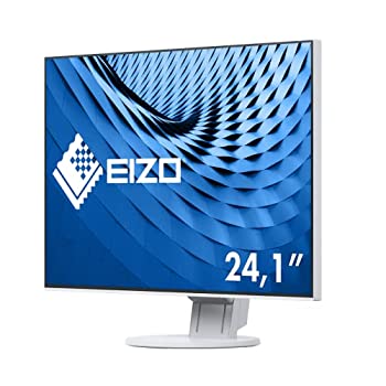 【中古】EIZO EV2456-WT 液晶見せびらかす 24.1型 / 1920×1200 / DVI、HDMI、D-Sub、DisplayPort / 白いこと / 金棒引き:あり
