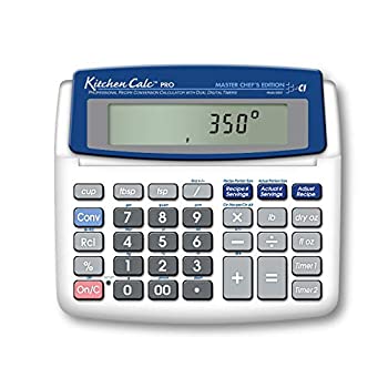 【中古】Calculated Industries KitchenCalc 8305 PRO Master Chef Edition レシピ変換計算機 デュアルデジタルタイマー付き Calculated Industries製
