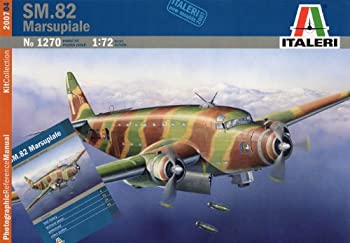 【中古】【非常に良い】タミヤ サボイア・マルケッティ SM.82 マルスピアーレ (資料写真集付) 38070 (イタレリ 1/72 飛行機シリーズ 1270)