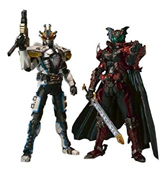 【中古】S.I.C. VOL.54 仮面ライダーイクサ&仮面ライダーダークキバ wyw801m