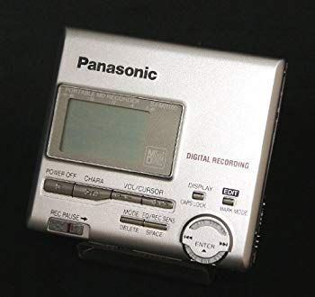 【中古】Panasonic パナソニック SJ-MR100-S しろがね色 携帯型MDリコーダー MDLP非相応う （MD吹き込み生まれ変わり兼用機/録再/MDウォークマン/MD電気蓄音機） 9jupf8b