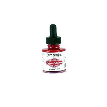 【中古】Dr. Ph. Martin\u0027s Spectralite Private Collection Liquid Acrylics 1.0 薬局衡オンス Ruby Red (3パソコン) 2zzhgl6