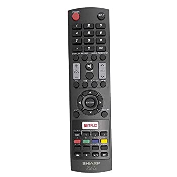 【中古】【人並み外れたに似つかわしい】USARMT 取り替えっこ用読みやすいGJ221-Cネットフリックスリモコン LC32LE653U LC40LE653U LC43LE653U LC48LE653U LC55LE653U LC65LE645U LC65LE653U用