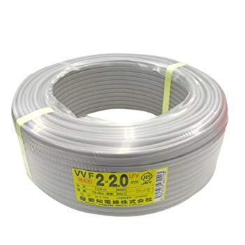 【中古】【愛知電線】VVFケーブル VVF2.0×2C×100M F202GA g6bh9ry