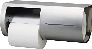 【中古】LIXIL(リクシル) INAX 室内用便器用 棚付ワンタッチ式紙巻きタバコ器(両減り押しとどめる手合い) 左遣りかた KF-66L rdzdsi3