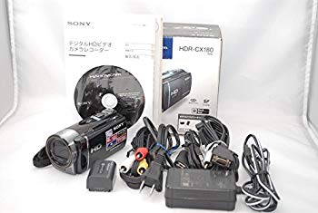 【中古】ソニー SONY デジタル固定ディスクテレビカメラリコーダー CX180 黒いこと HDR-CX180/B wgteh8f