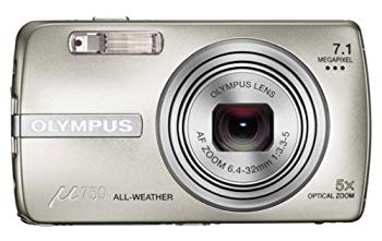 【中古】OLYMPUS デジタルカメラ μ750 スターリーシルバー μ-750 SLV bme6fzu|スカイマーケットプラス