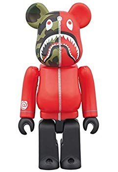 【中古】1st CAMO SHARK BE@RBRICK 100% RED dwos6rj|スカイマーケットプラス