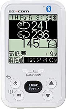 【中古】アサヒゴルフ EAGLE VISION ez com GPSゴルフナビ ハンディー印字機 ユニ一発やる EV-731 白いこと dwos6rj