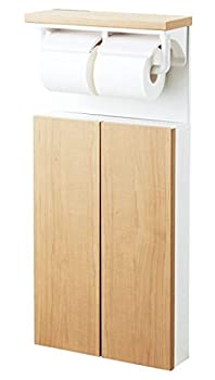 【中古】LIXIL(リクシル) INAX 埋込収納棚 トイレ用 紙巻器付 インテリアリモコン対応 ホワイト TSF-211U/WA|スカイマーケットプラス