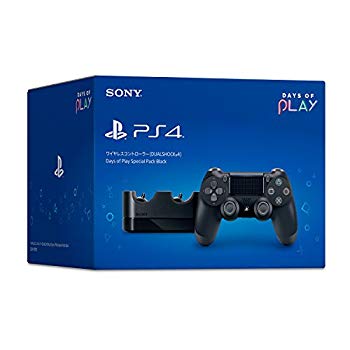 【中古】【非常に良い】ワイヤレスコントローラー (DUALSHOCK 4) Days of Play Special Pack Black mxn26g8画像